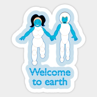 Welcome To Earth V1 Sticker